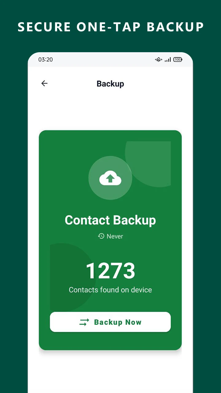 Restore Deleted Contacts screenshot